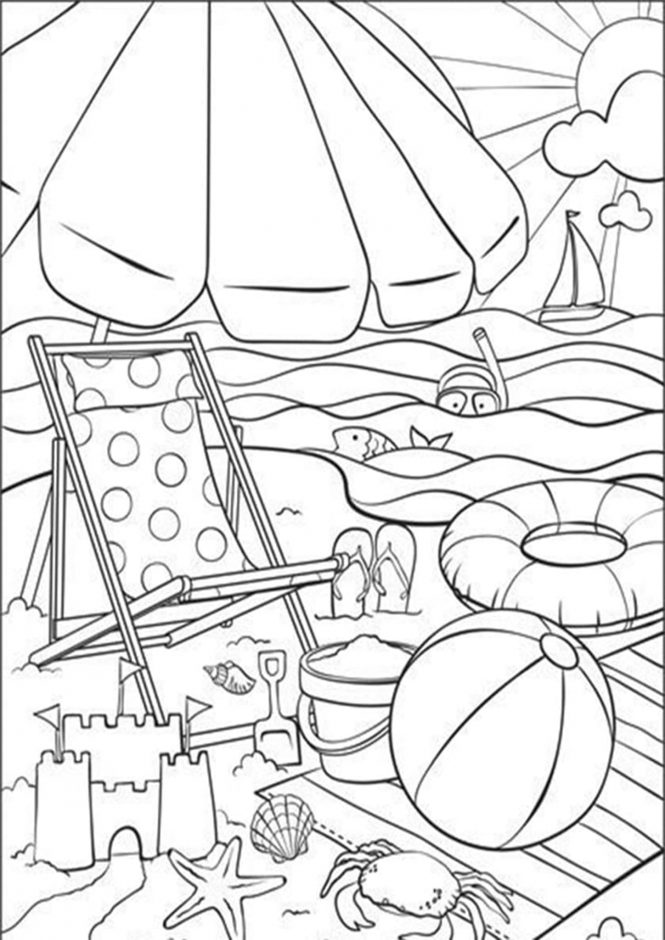 55 Printable Summer Coloring Sheets 23