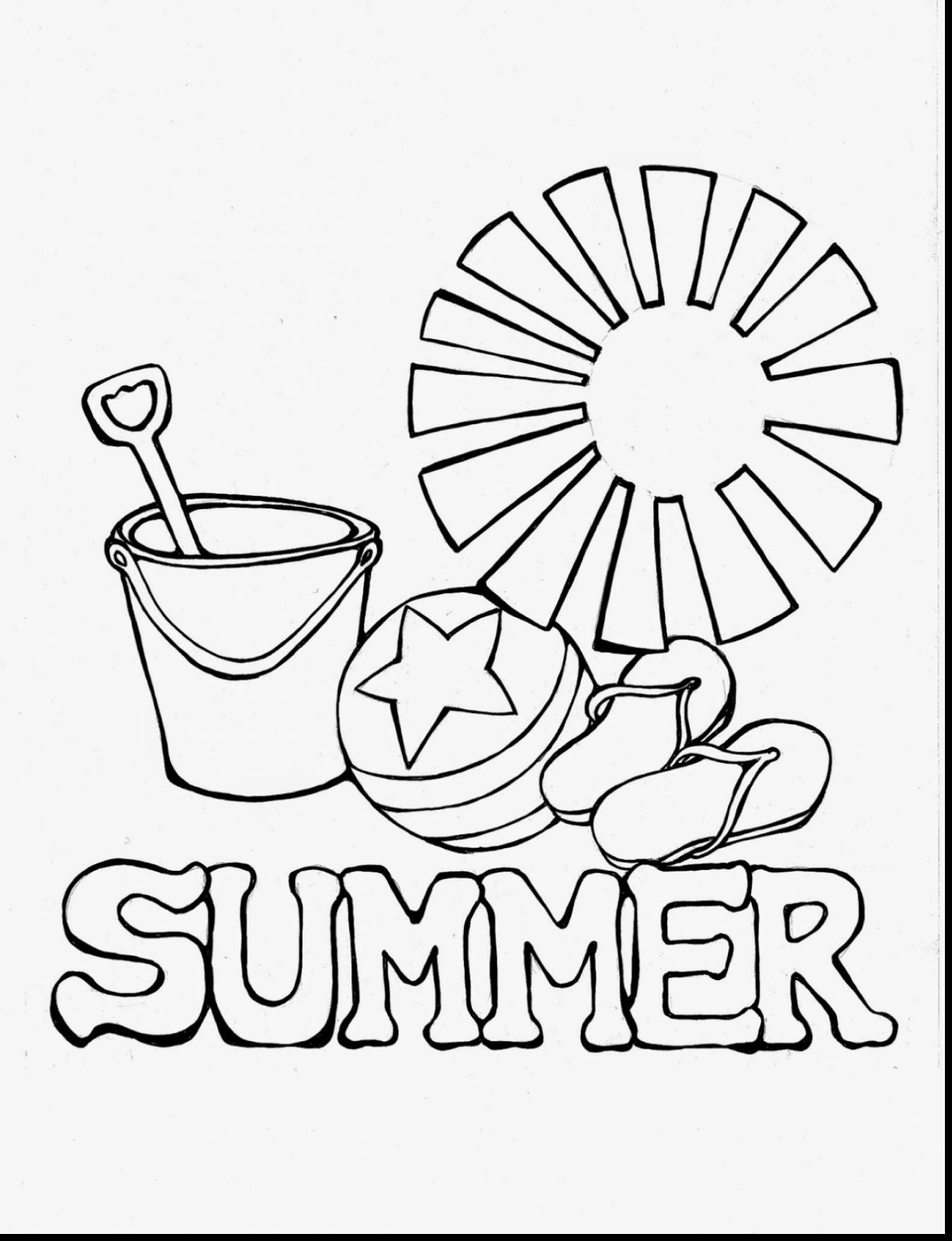 55 Printable Summer Coloring Sheets 27