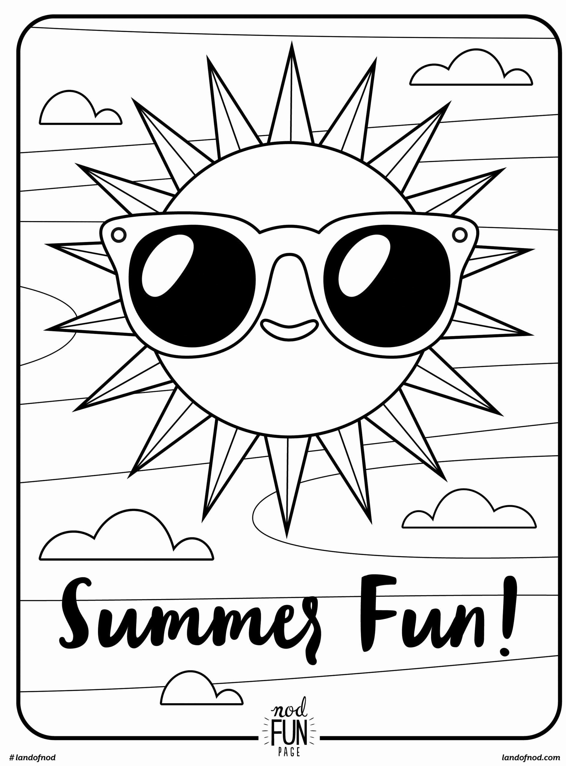 55 Printable Summer Coloring Sheets 40