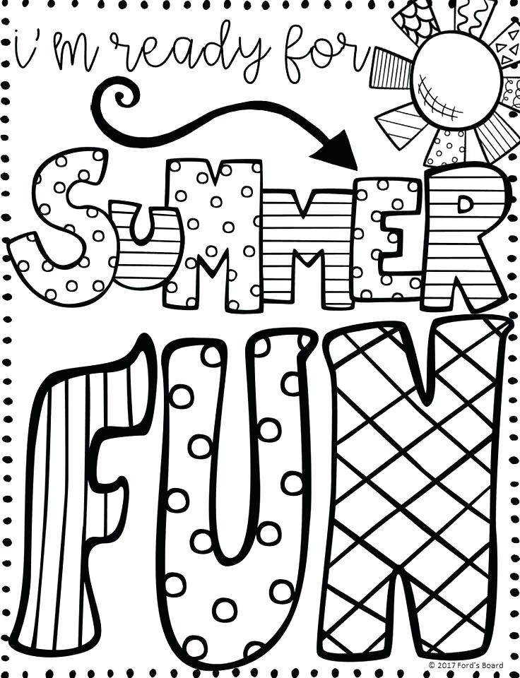 55 Printable Summer Coloring Sheets 44