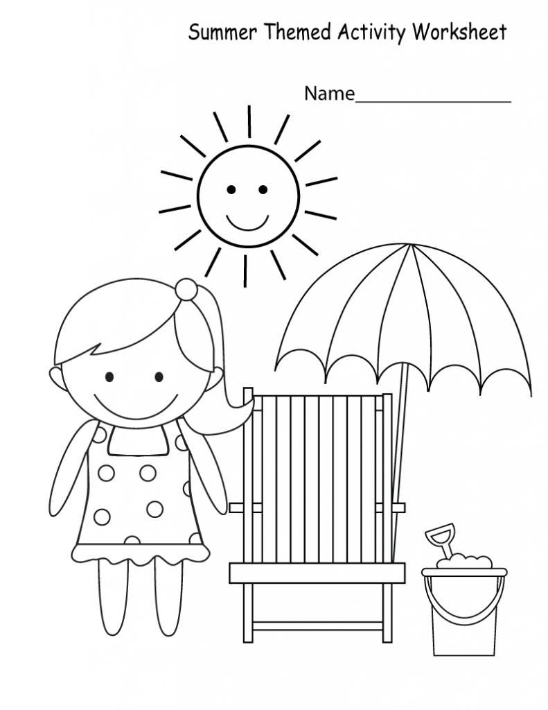 55 Printable Summer Coloring Sheets 57