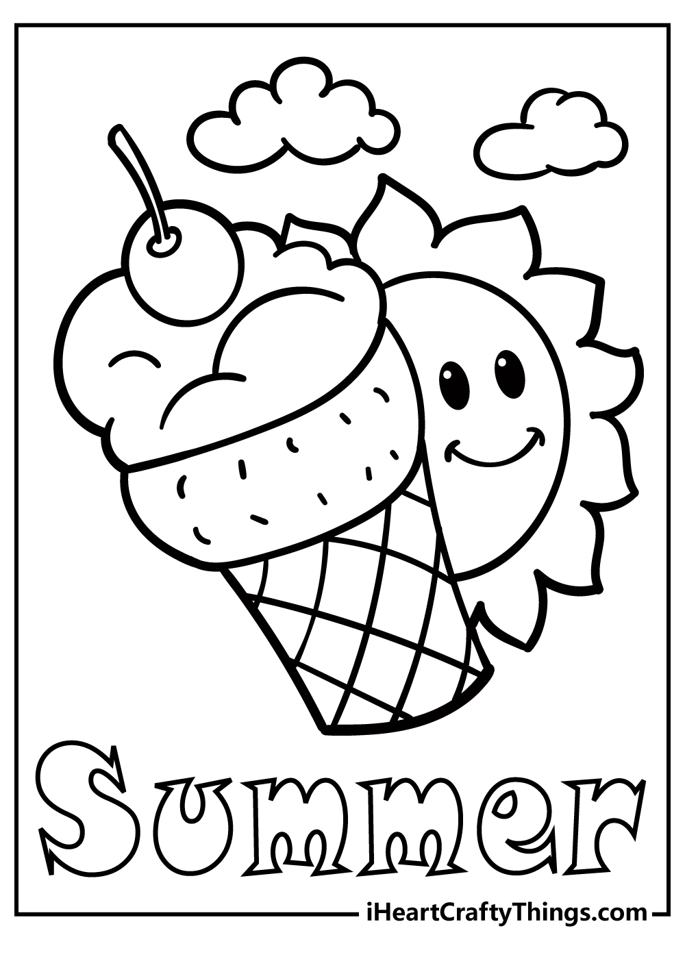 55 Printable Summer Coloring Sheets 65