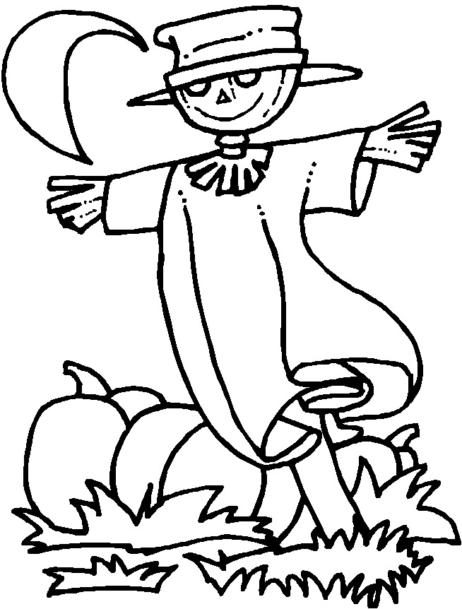 55 Scarecrow Coloring Pictures 18