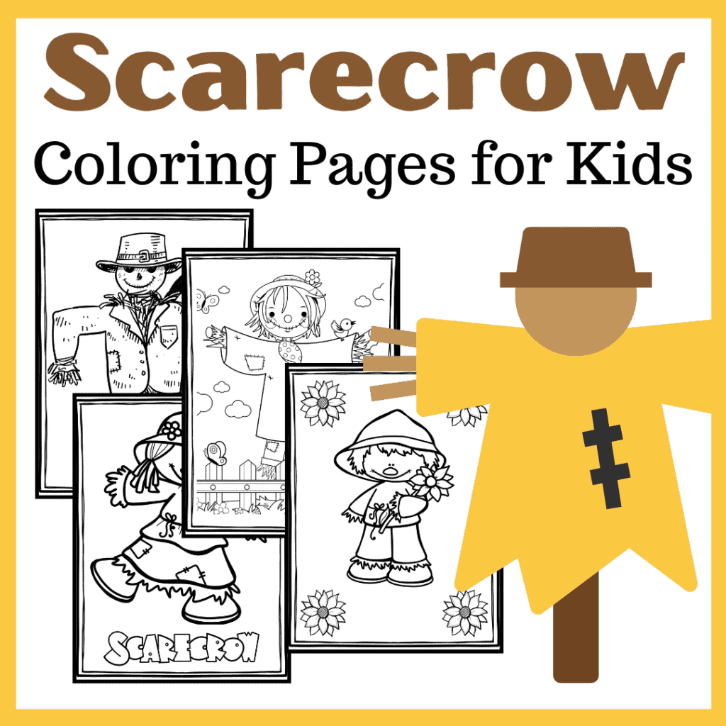 55 Scarecrow Coloring Pictures 37