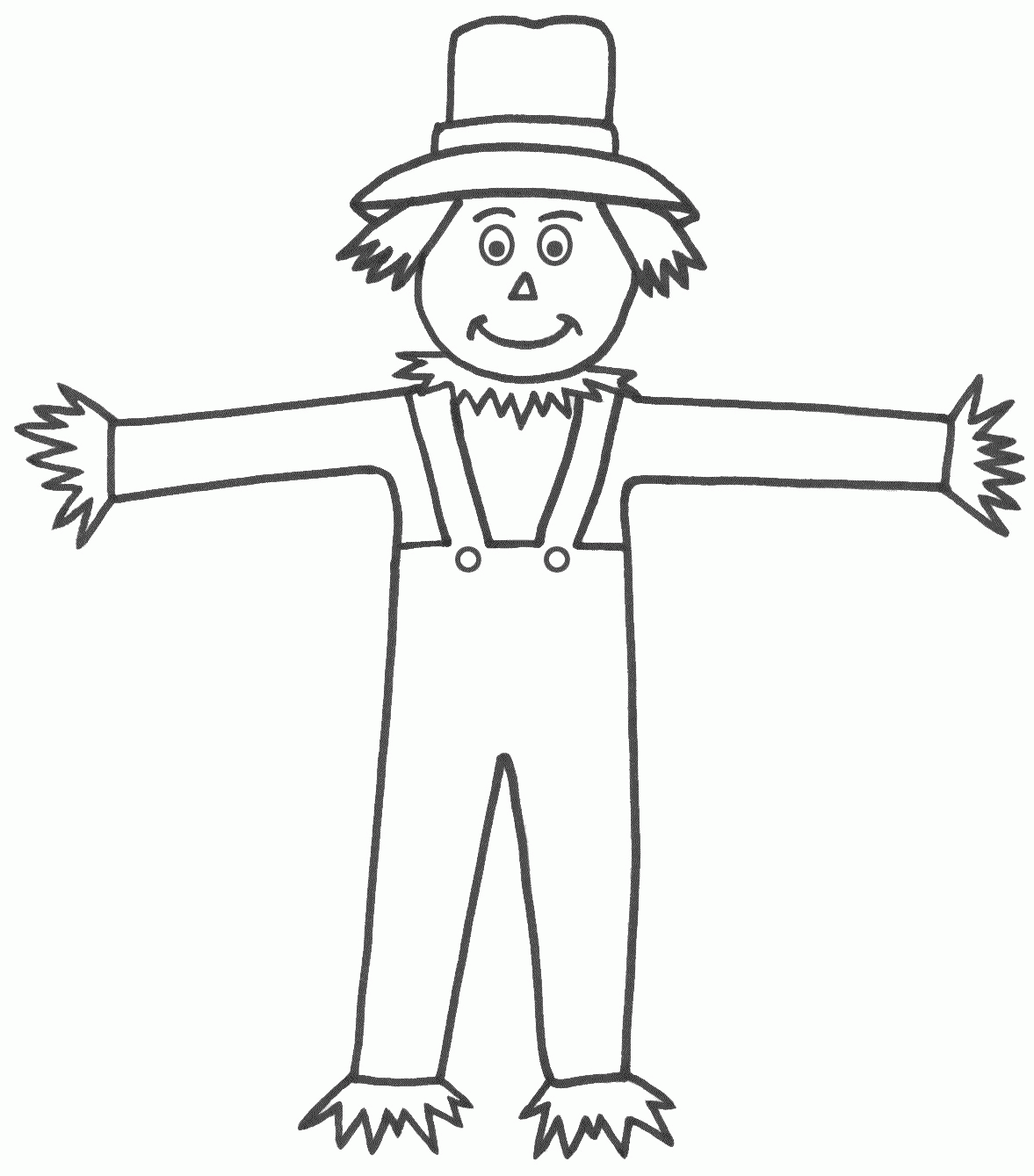 55 Scarecrow Coloring Pictures 41