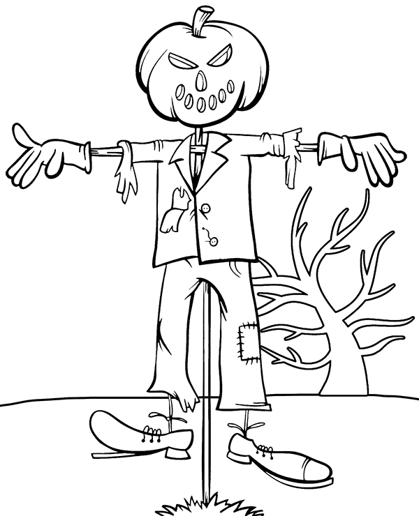 55 Scarecrow Coloring Pictures 65