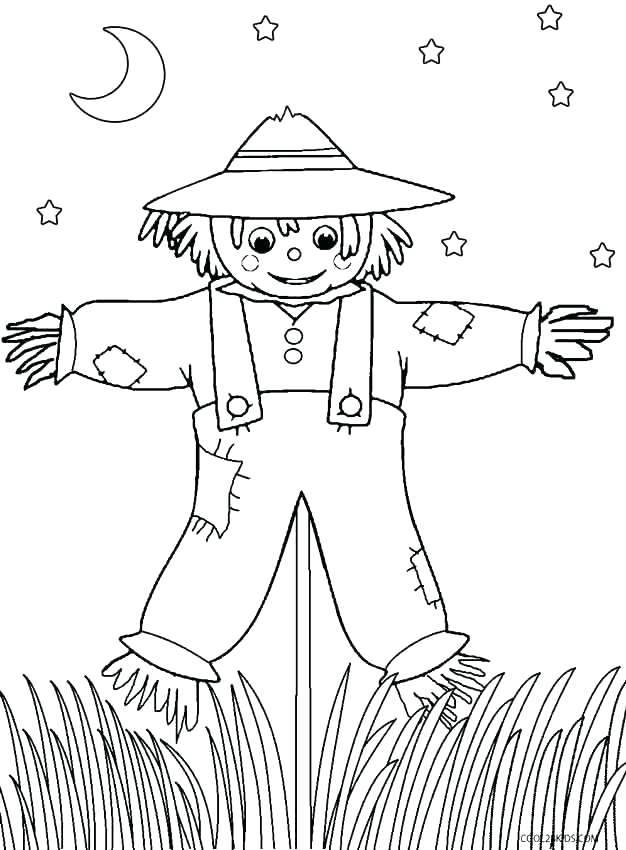 55 Scarecrow Coloring Pictures 66