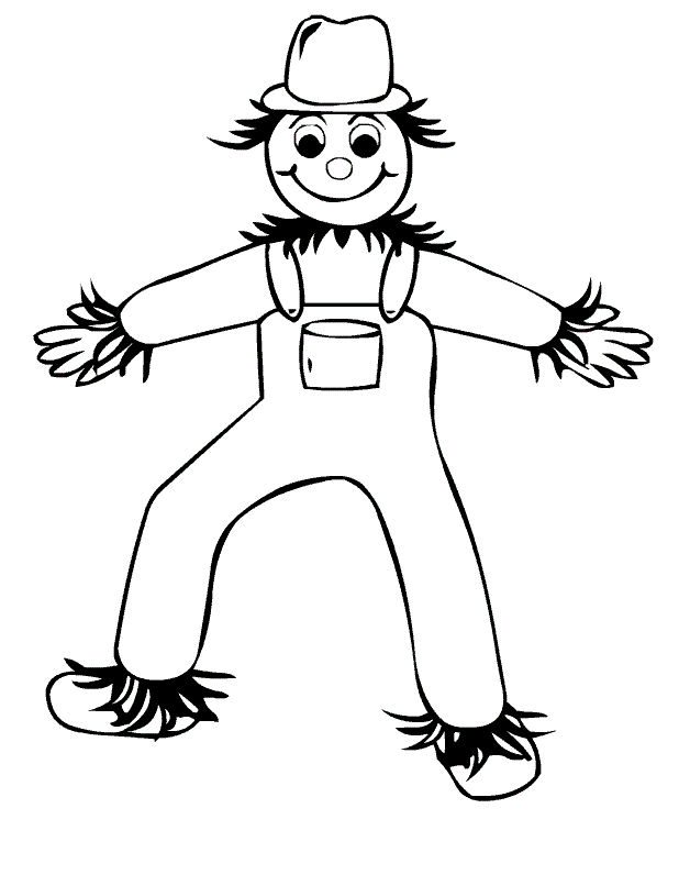 55 Scarecrow Coloring Pictures 67