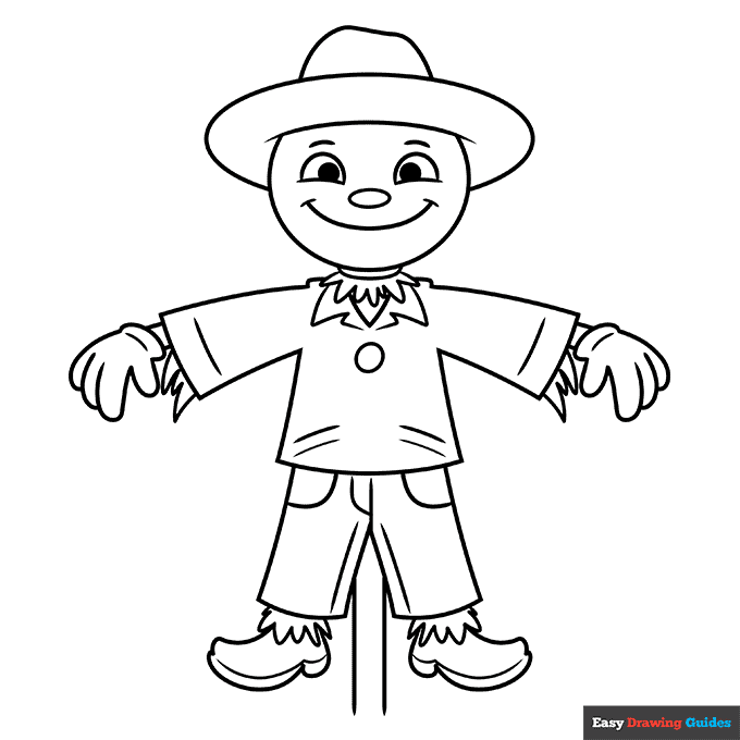 55 Scarecrow Coloring Pictures 68