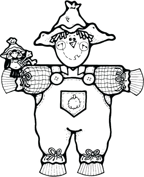 55 Scarecrow Coloring Pictures 69