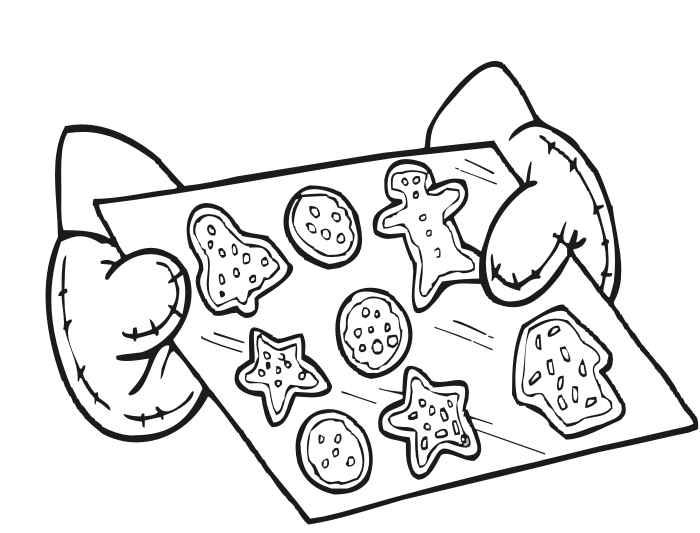 60 Christmas Cookies Coloring Page 29