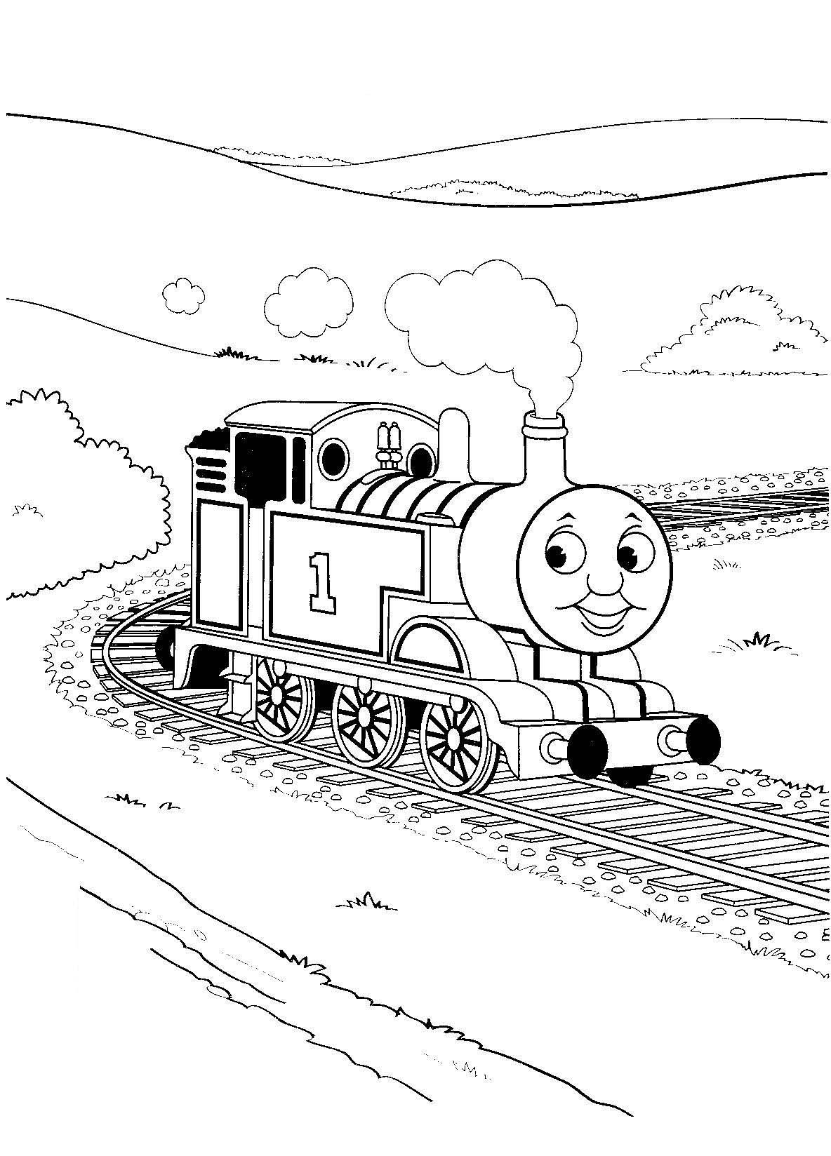 80 Free Printable Train Coloring Pages 33