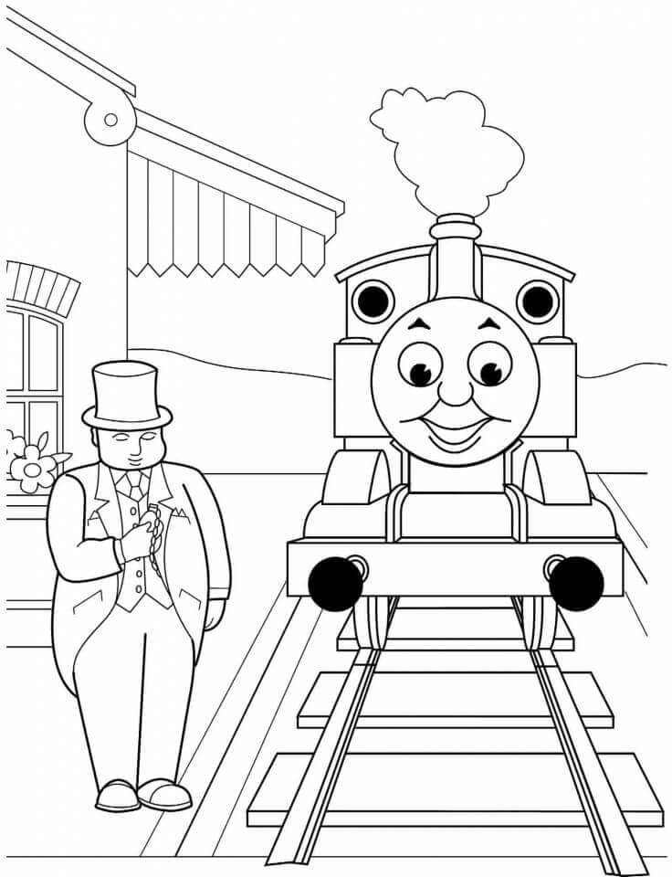 80 Free Printable Train Coloring Pages 35