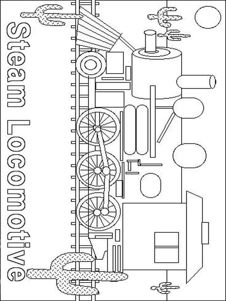 80 Free Printable Train Coloring Pages 39