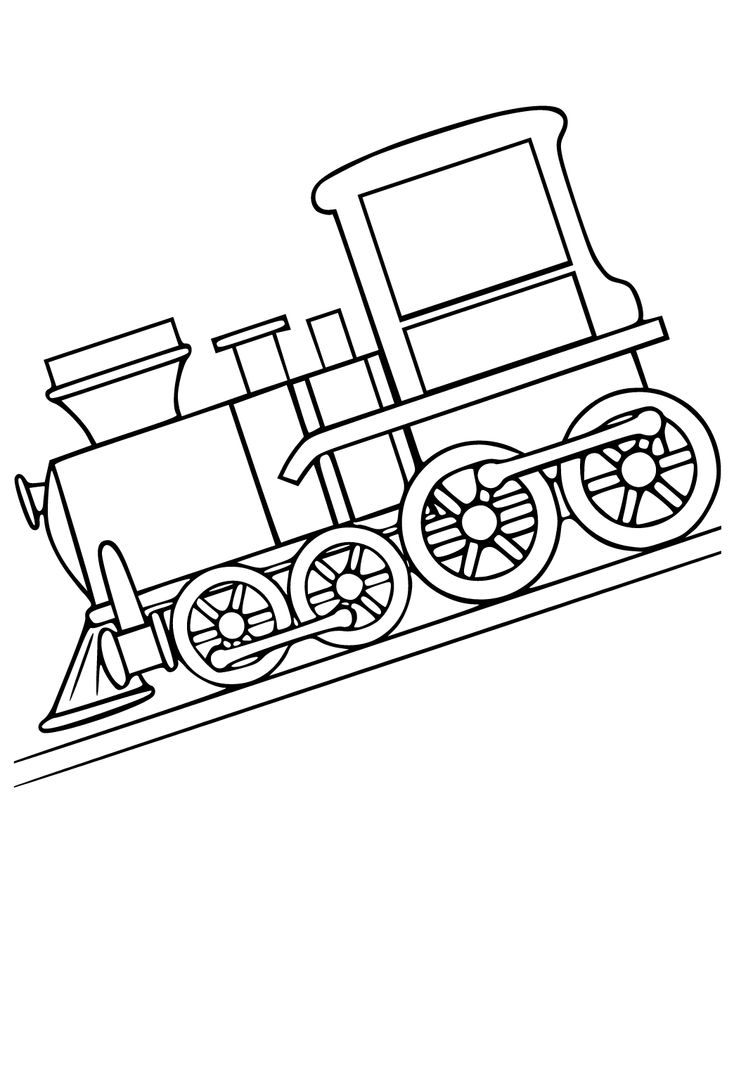 80 Free Printable Train Coloring Pages 40