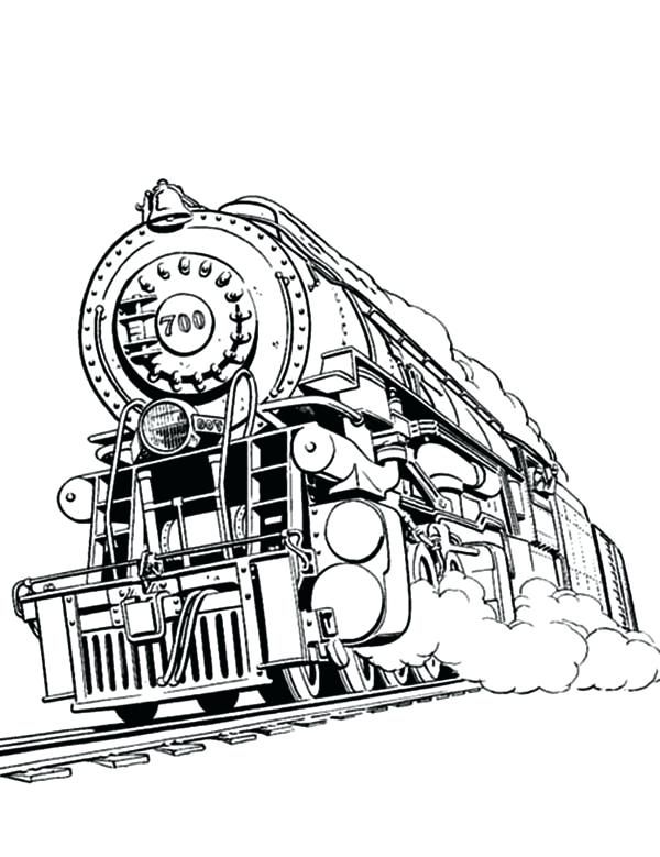 80 Free Printable Train Coloring Pages 41