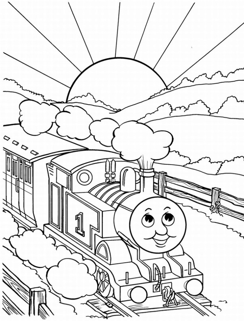 80 Free Printable Train Coloring Pages 42