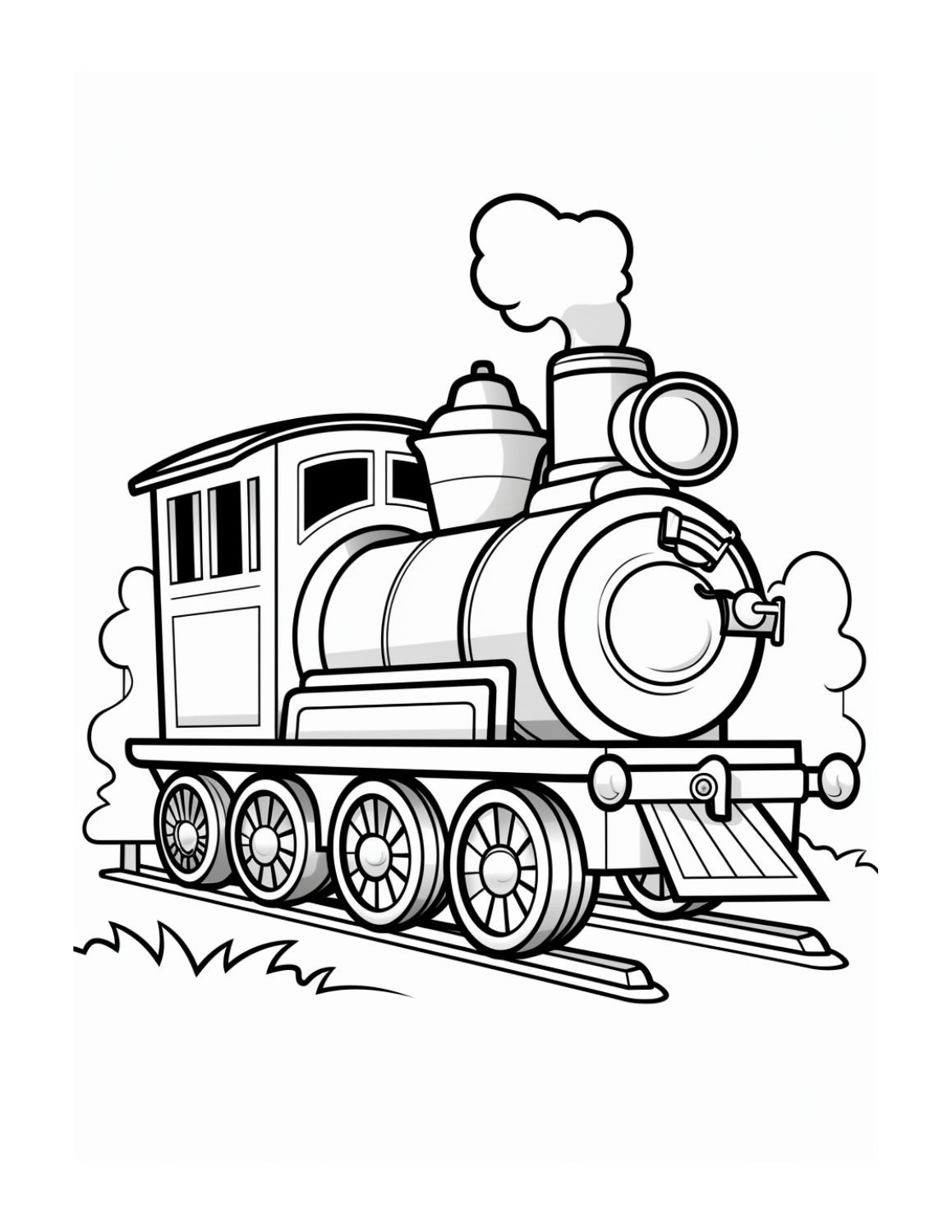 80 Free Printable Train Coloring Pages 79