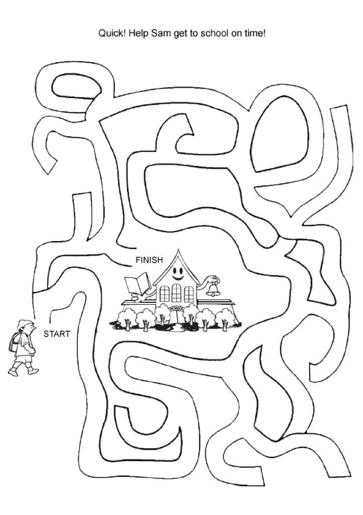 80 Printable Garden Maze Coloring Pages 13