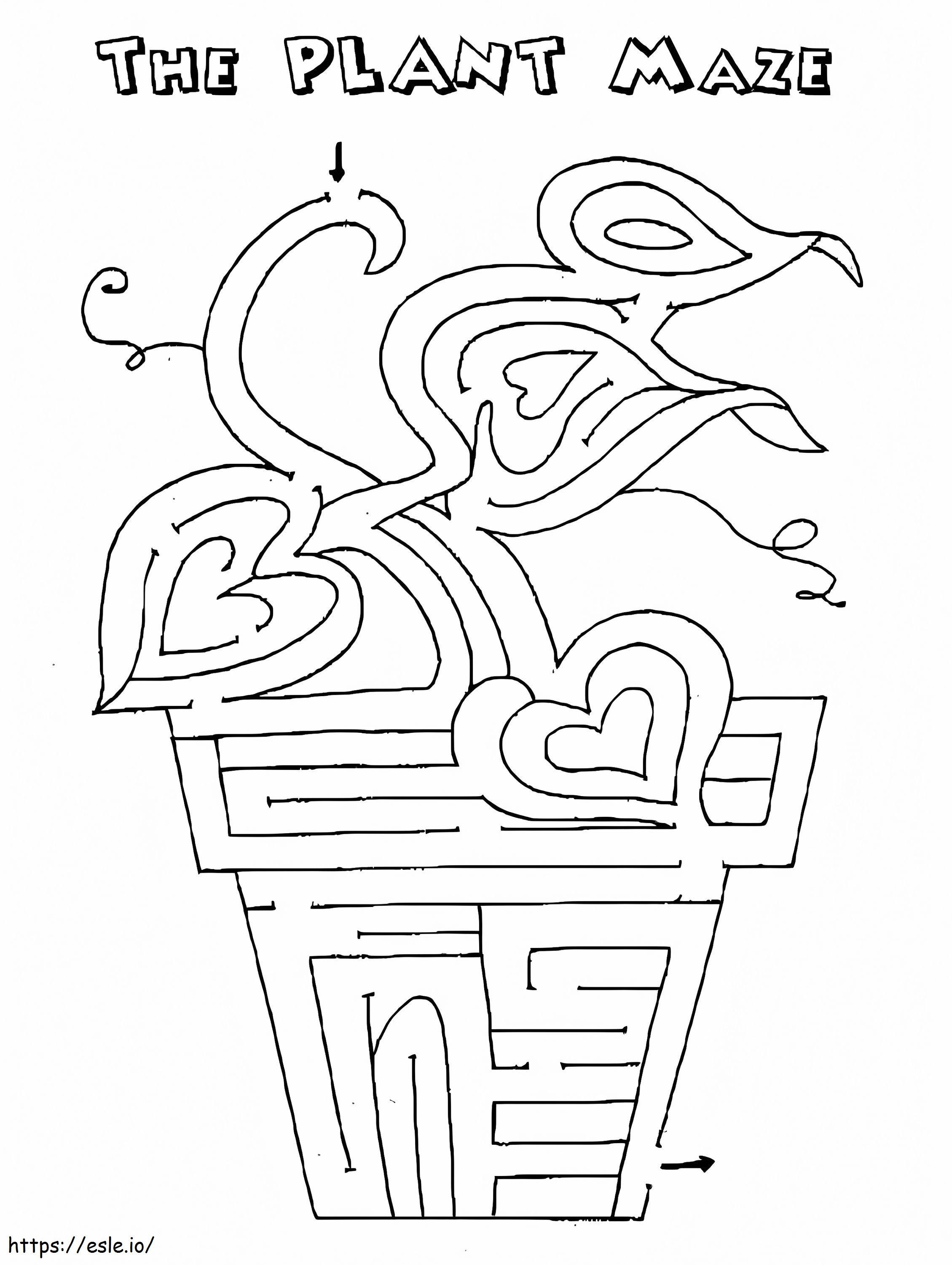 80 Printable Garden Maze Coloring Pages 14