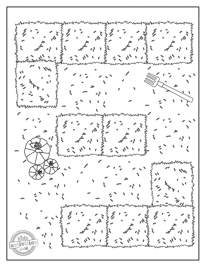 80 Printable Garden Maze Coloring Pages 16