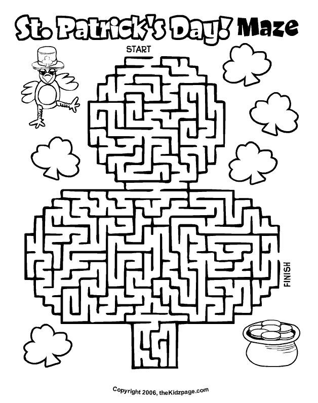 80 Printable Garden Maze Coloring Pages 39