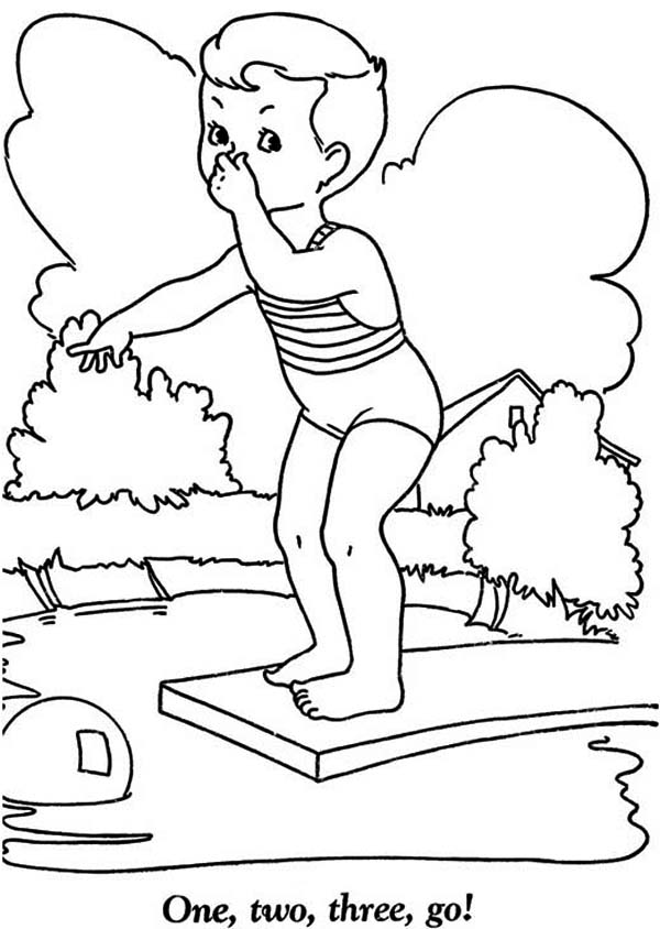 80 Printable Outdoor Swimming Pool Coloring Pages 18