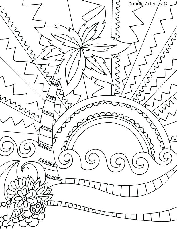 90 Printable Beach Coloring Pages 88