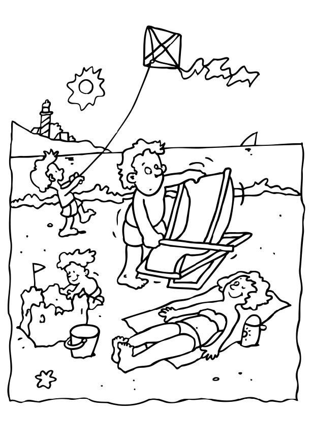 90 Printable Beach Coloring Pages 89