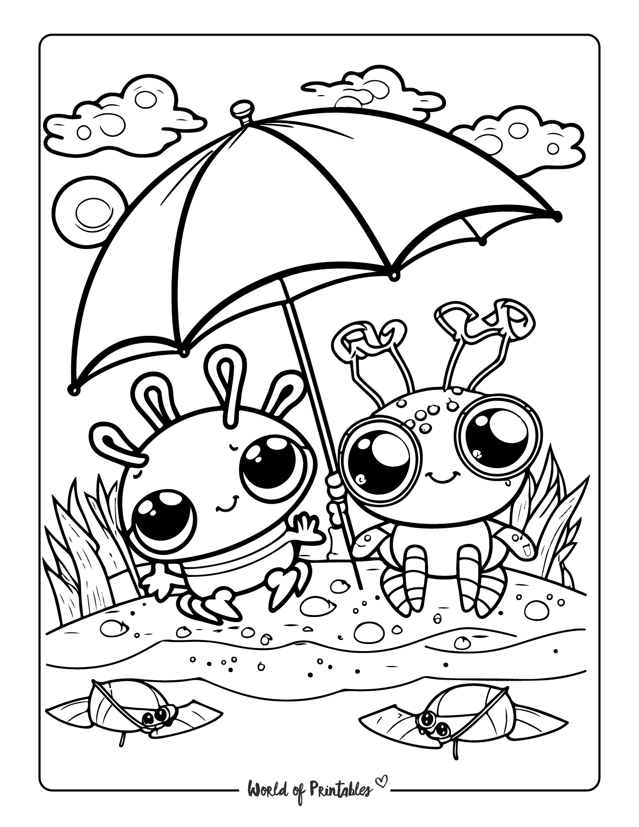 90 Printable Summer Coloring Pages 20