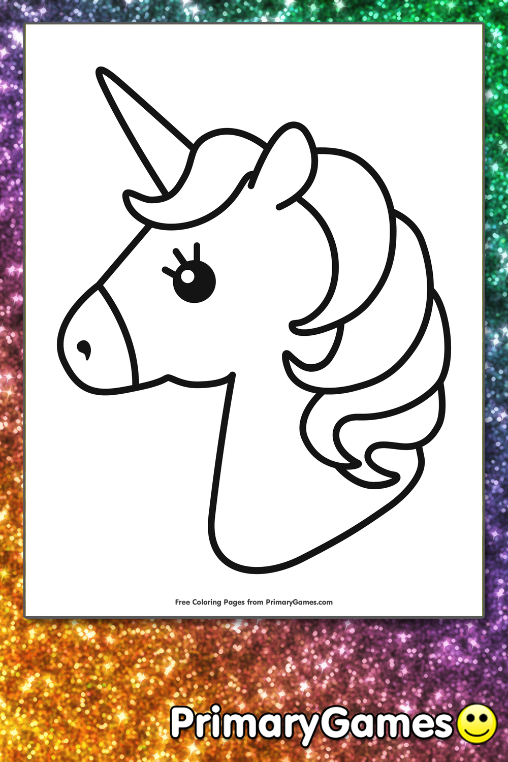 90 Printable Unicorn Coloring Printout 61