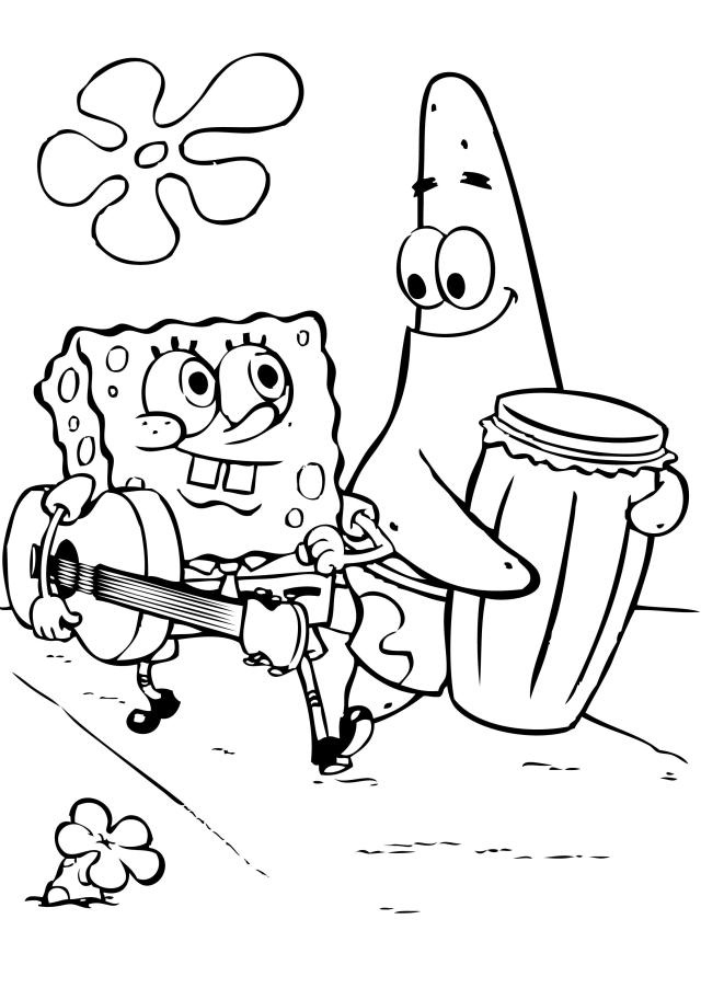 Get 85 Spongebob Coloring Pages Free Ideas 10