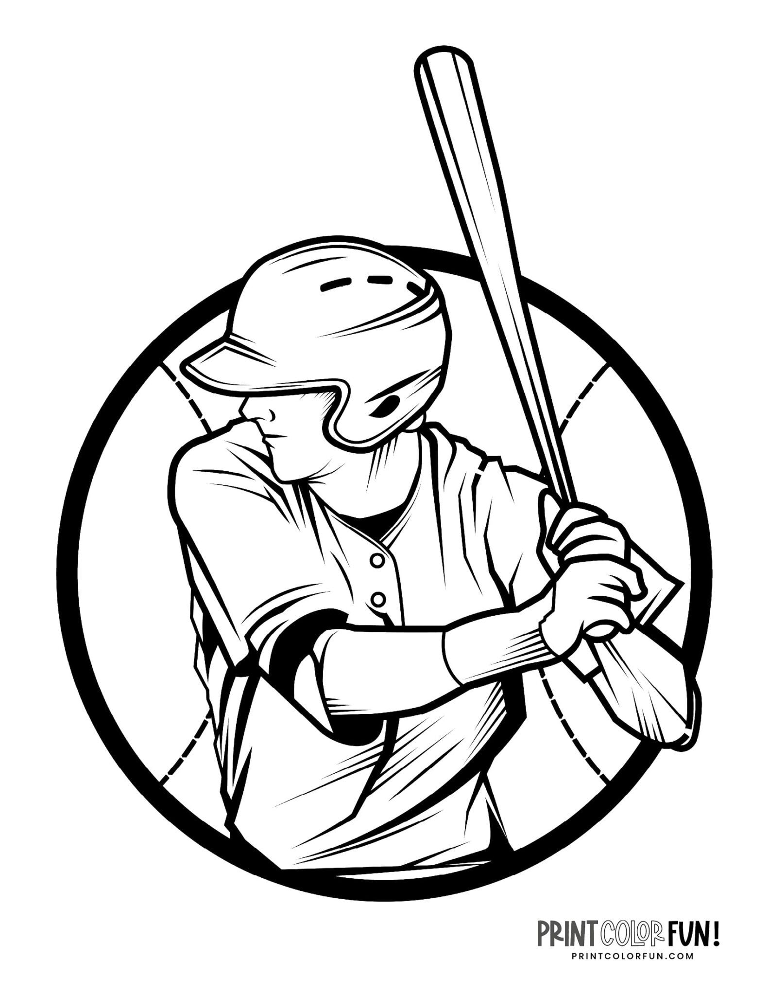 60 Coloring Pages Of Sports 19