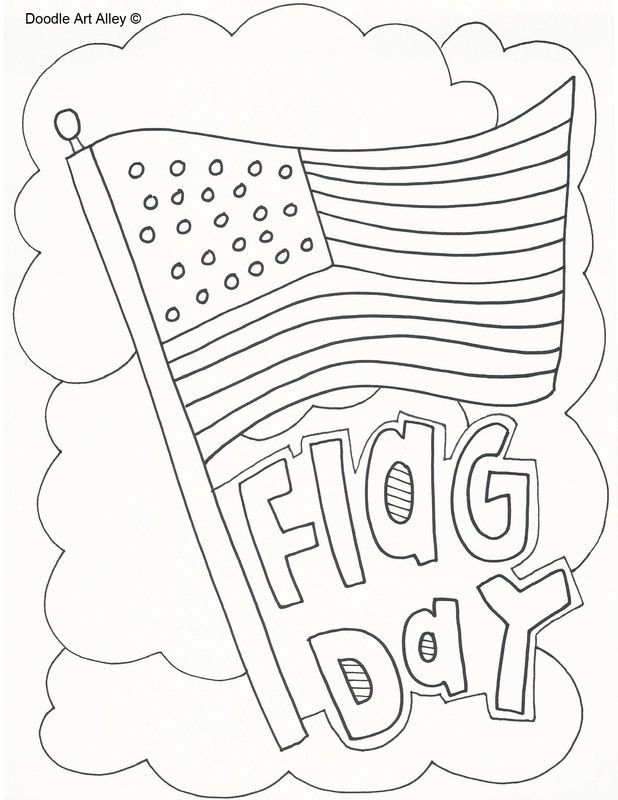 60 Printable American Flag Coloring Sheet 3