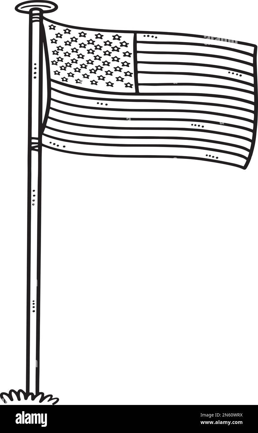 60 Printable American Flag Coloring Sheet 37