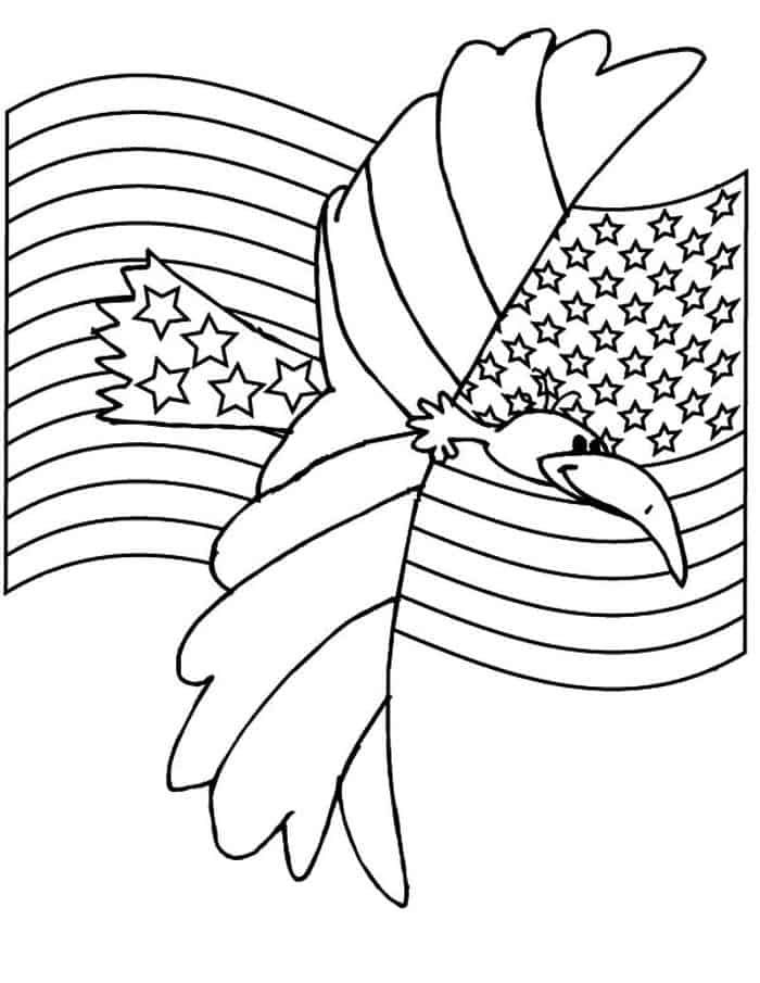 60 Printable American Flag Coloring Sheet 41