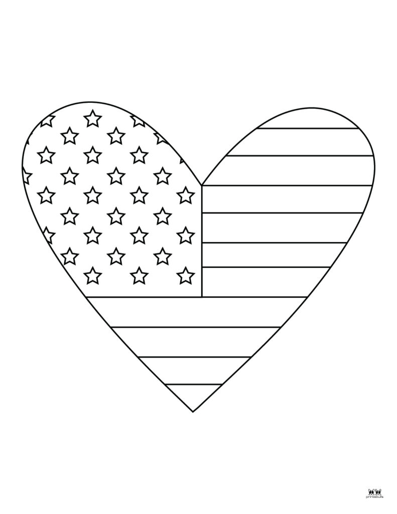 60 Printable American Flag Coloring Sheet 43