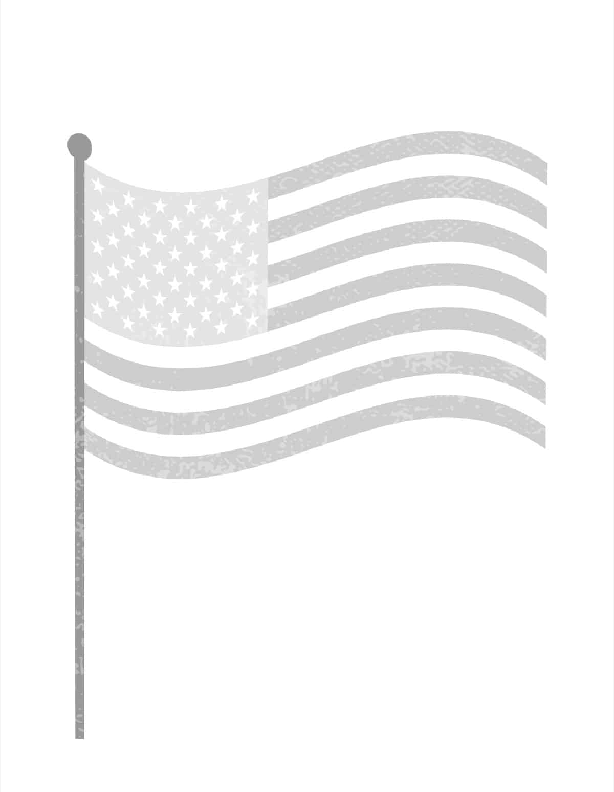 60 Printable American Flag Coloring Sheet 8