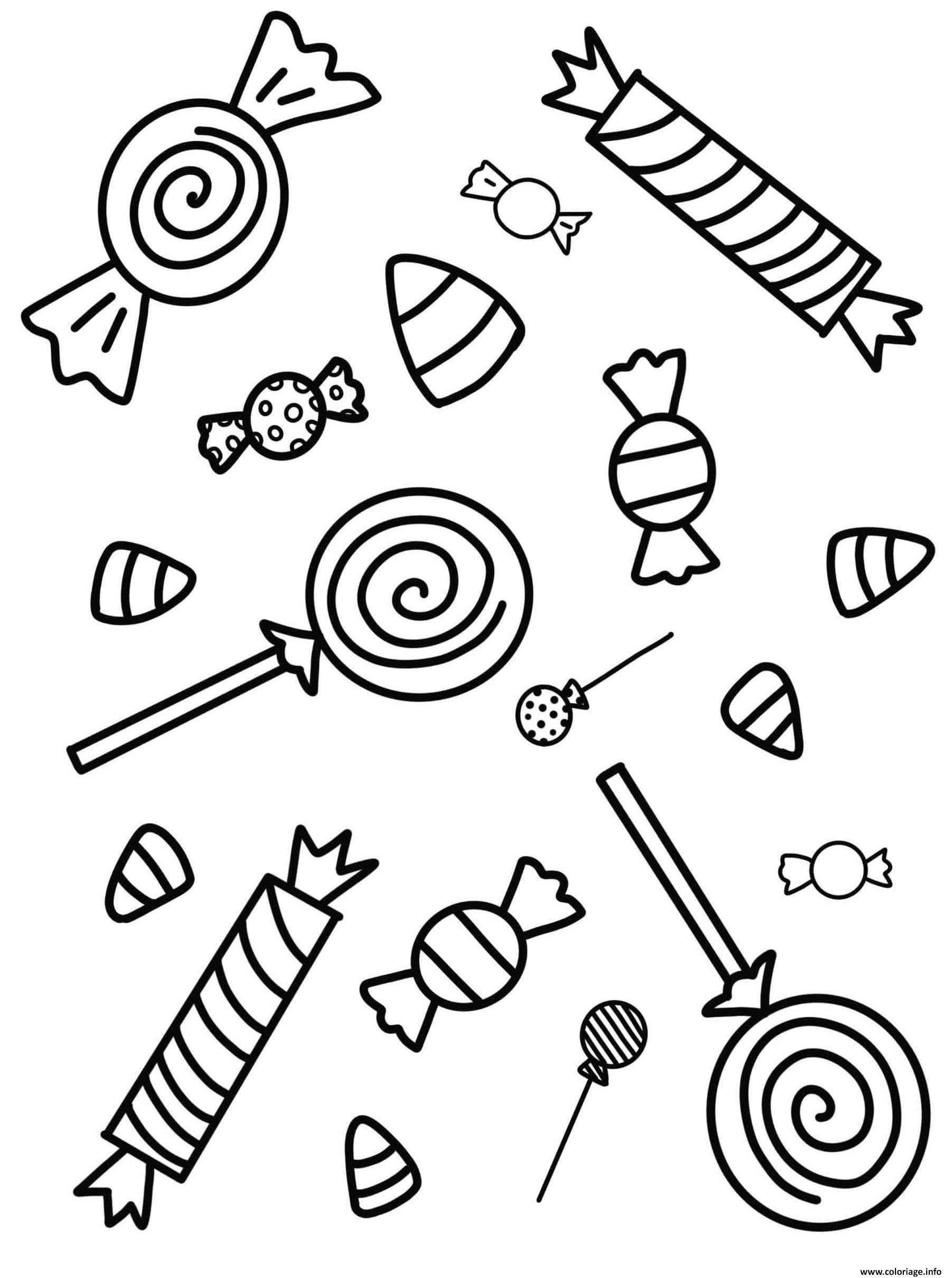 60 Printable Candy Coloring Sheets 11