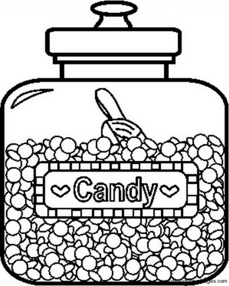 60 Printable Candy Coloring Sheets 13