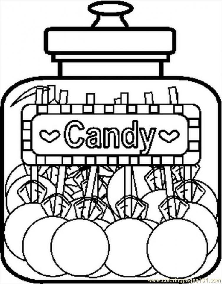 60 Printable Candy Coloring Sheets 18