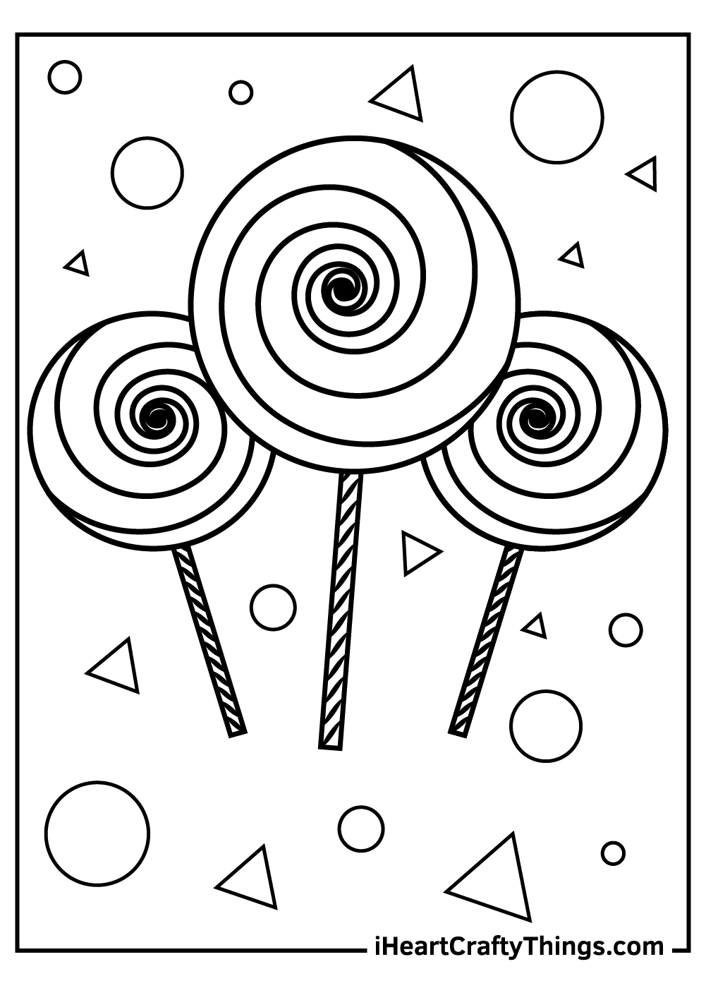 60 Printable Candy Coloring Sheets 28