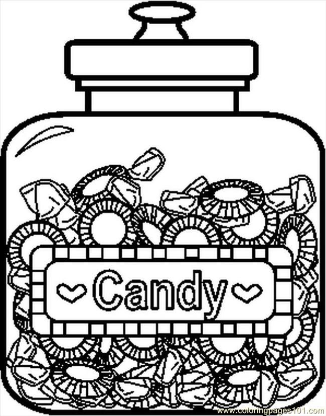 60 Printable Candy Coloring Sheets 31