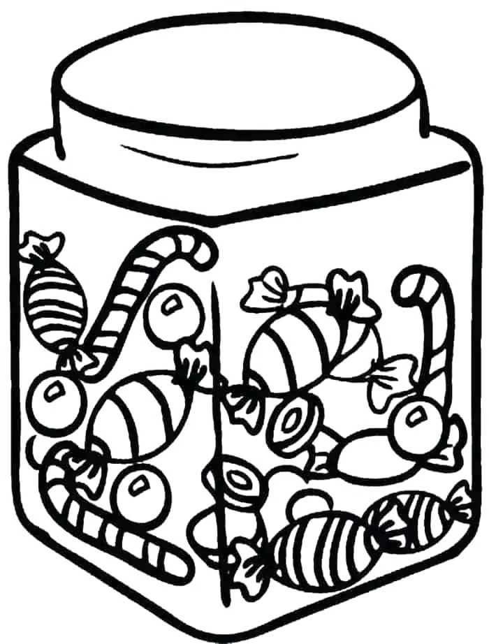 60 Printable Candy Coloring Sheets 44