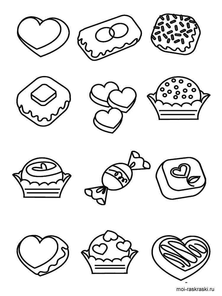 60 Printable Candy Coloring Sheets 46