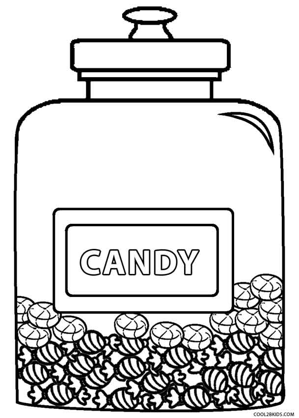 60 Printable Candy Coloring Sheets 59