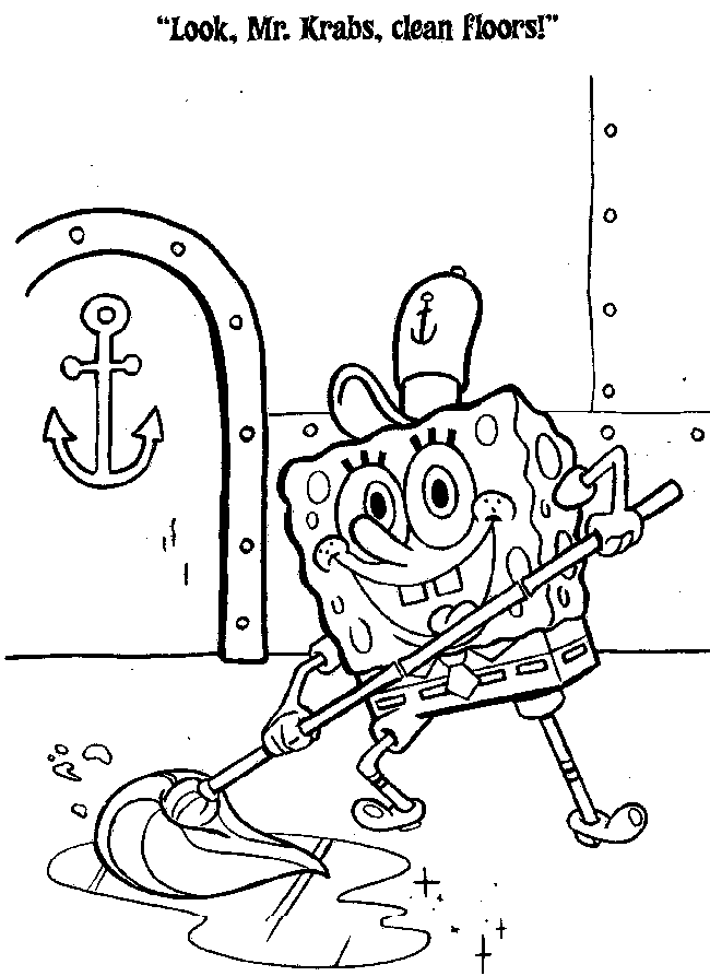 60 Printable Coloring Pictures Of Spongebob 12