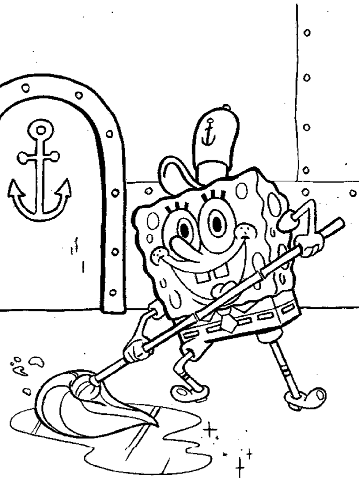 60 Printable Coloring Pictures Of Spongebob 14