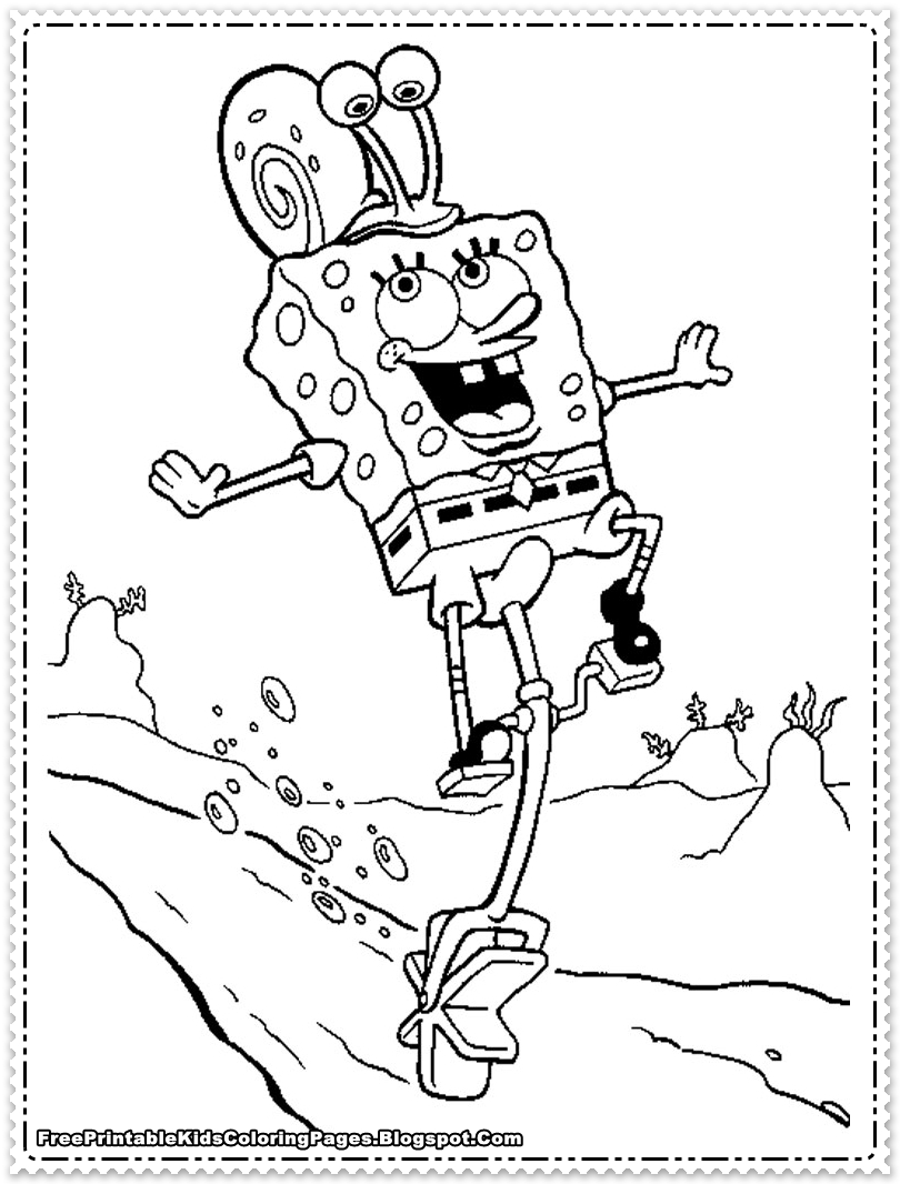 60 Printable Coloring Pictures Of Spongebob 8