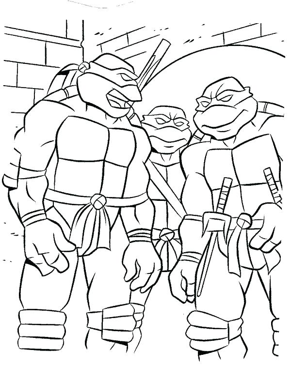 60 Printable Coloring Sheets Ninja Turtles 10